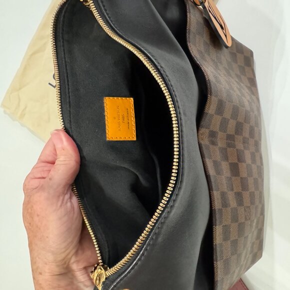 Louis Vuitton Damier Ebene Calfskin Maida in Black - Picture 6 of 16